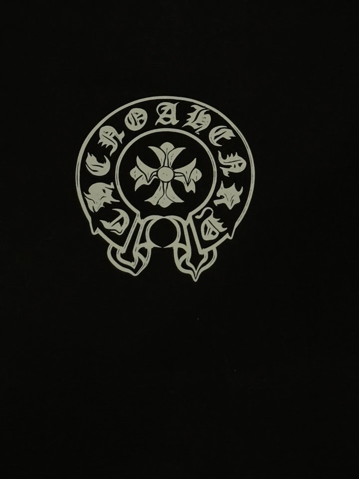 （ ） :YH 002 CH LOGO 1:1 Same Style 32 Breathable 1x 1 oversize 1:1 :White Black Size:S-XL